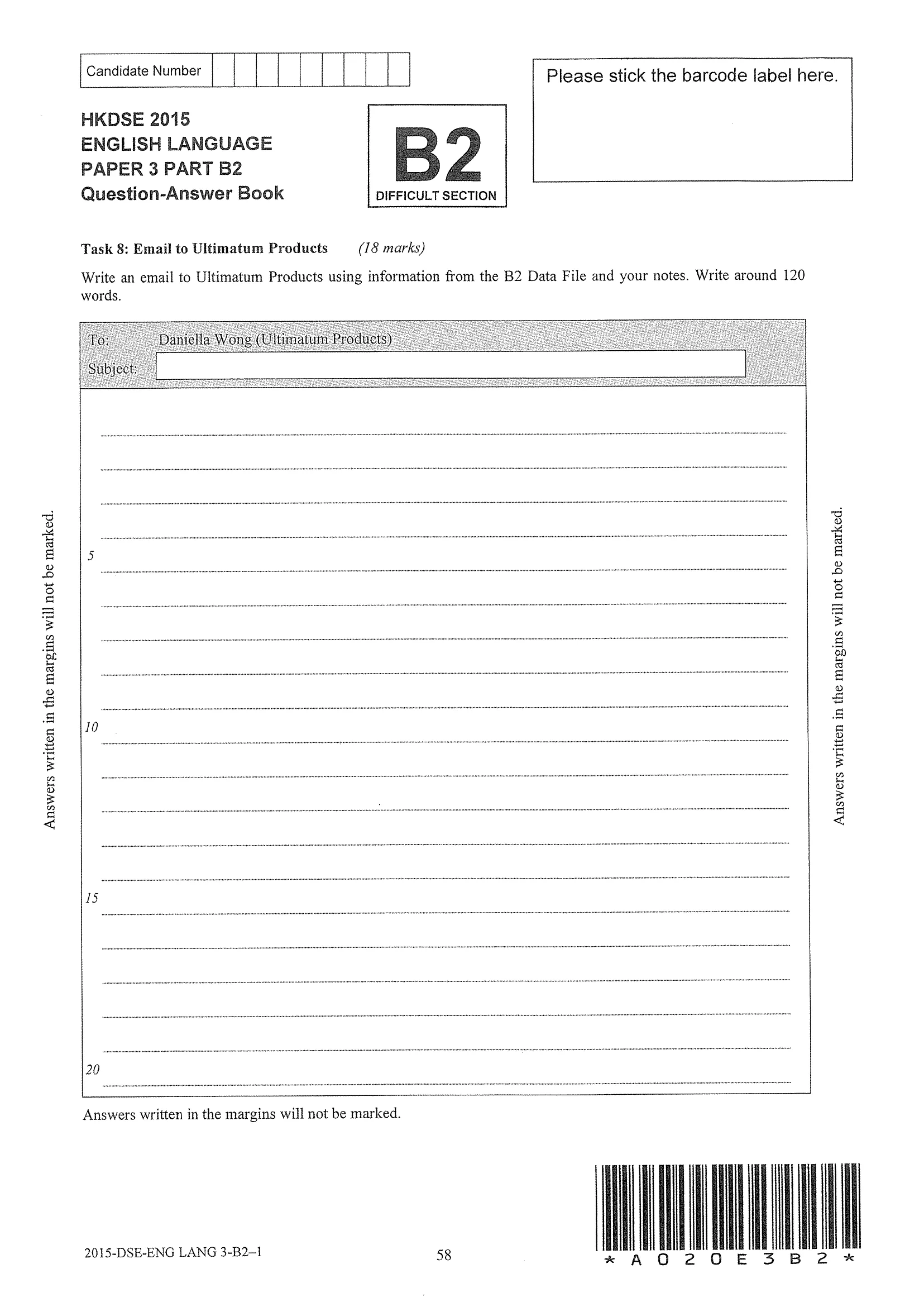 Question-Answer Book original page 1