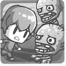 Ryan Au’s original zombie character artwork from the paper