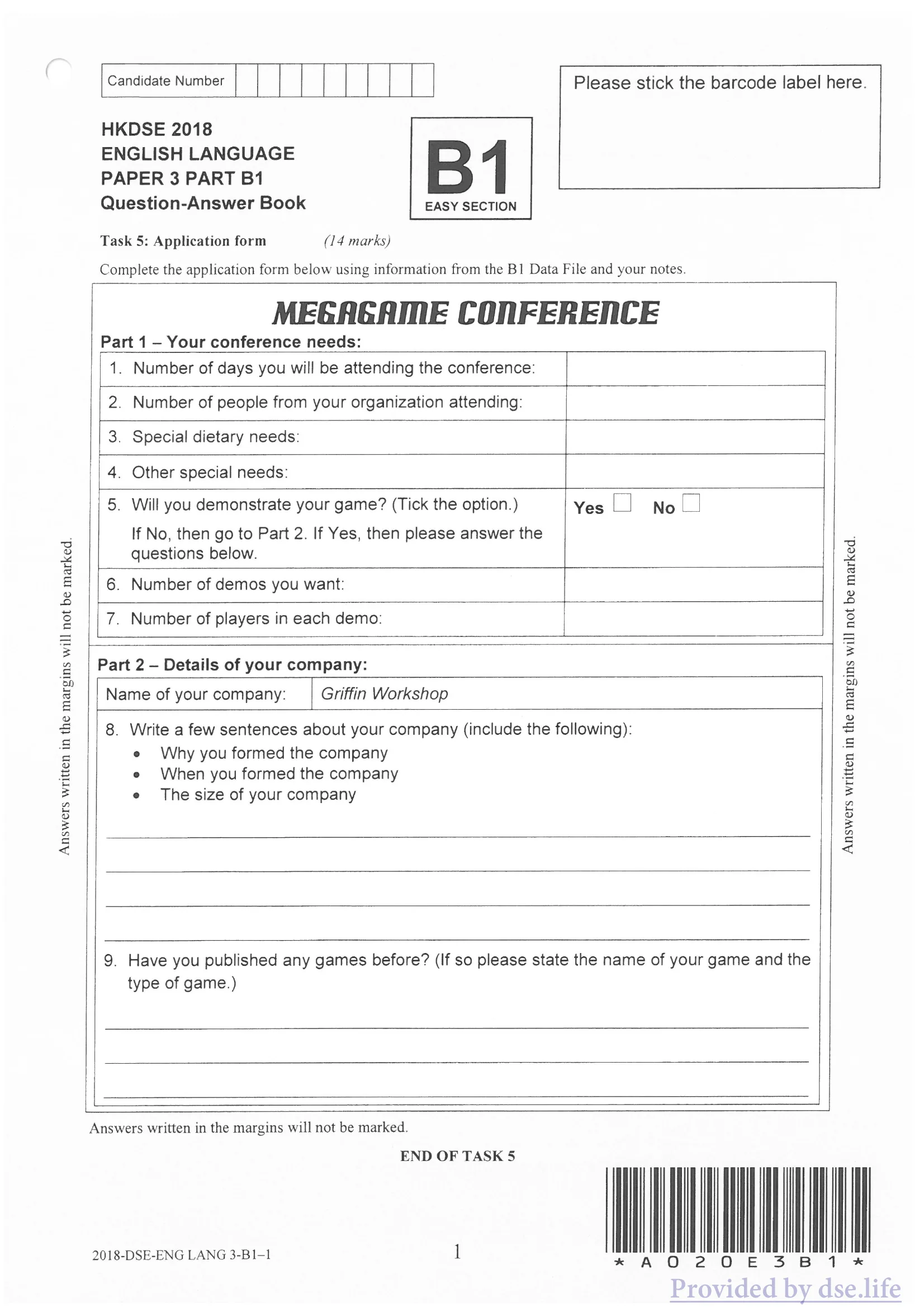 Question-Answer Book original page 11