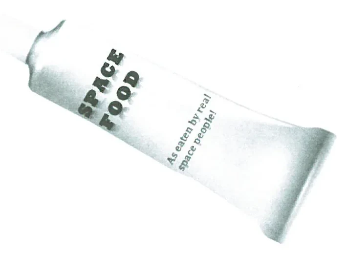 Original illustration of the Space Food packet