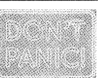 Original Don’t Panic! neon design